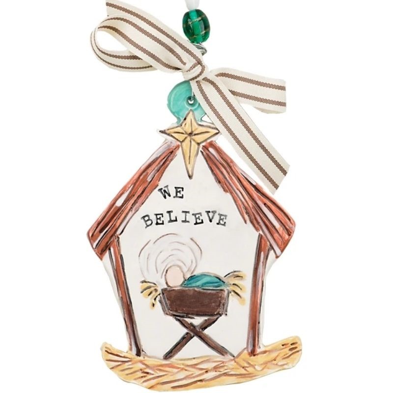 We Believe Flat Ornament